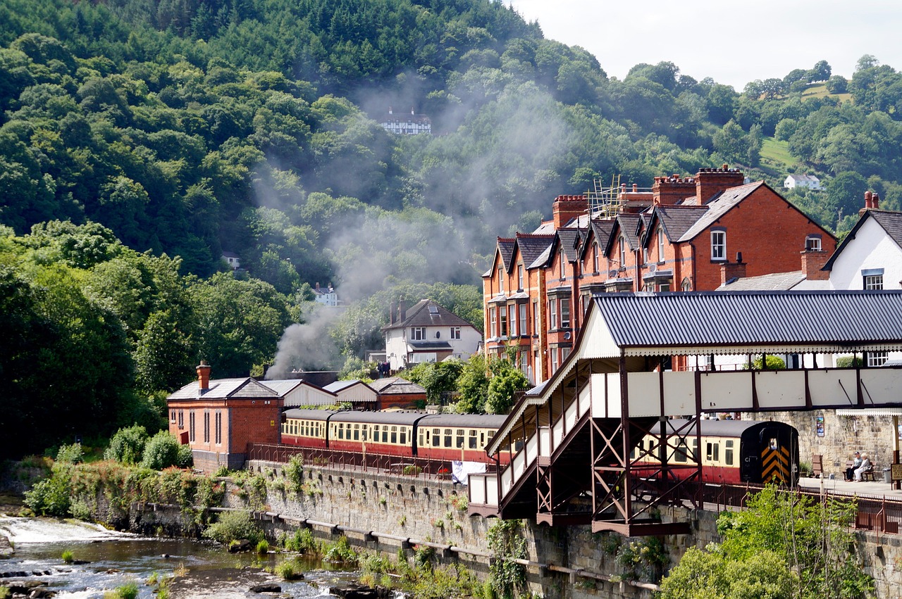 llangollen wales building railway